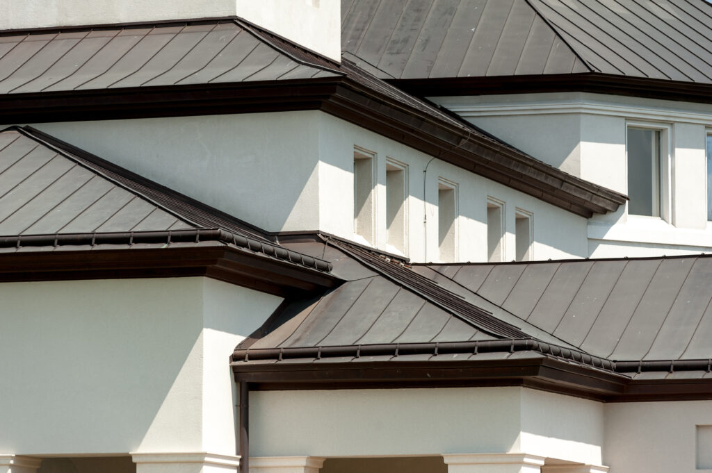 types of metal roofs-lack standing seam metal roof