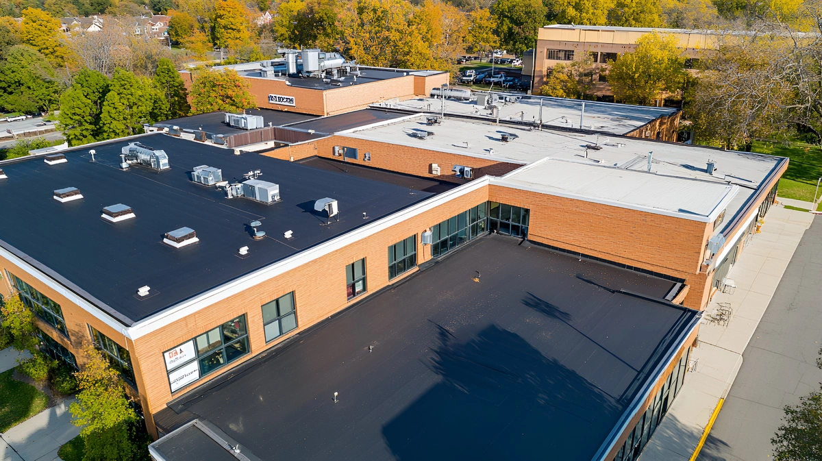 business roof flat epdm